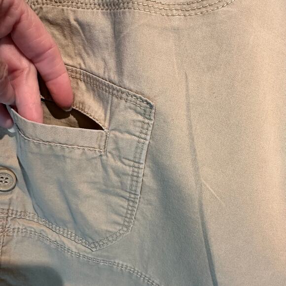 Calvin Klein Size 6 Ladies Cargo Shorts Safari Masc Timeless Cruise Vacation - Picture 5 of 10